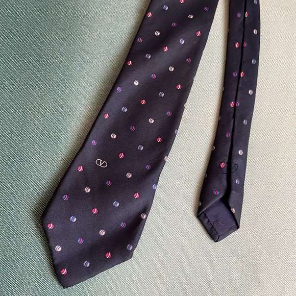 Valentino Silk Neck Tie - Picture 4 of 7